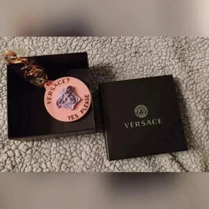 Versace Iconic Medusa keychain New in the box rare